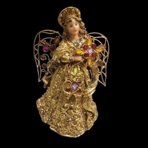 Ornate Gold Angel Ornament
